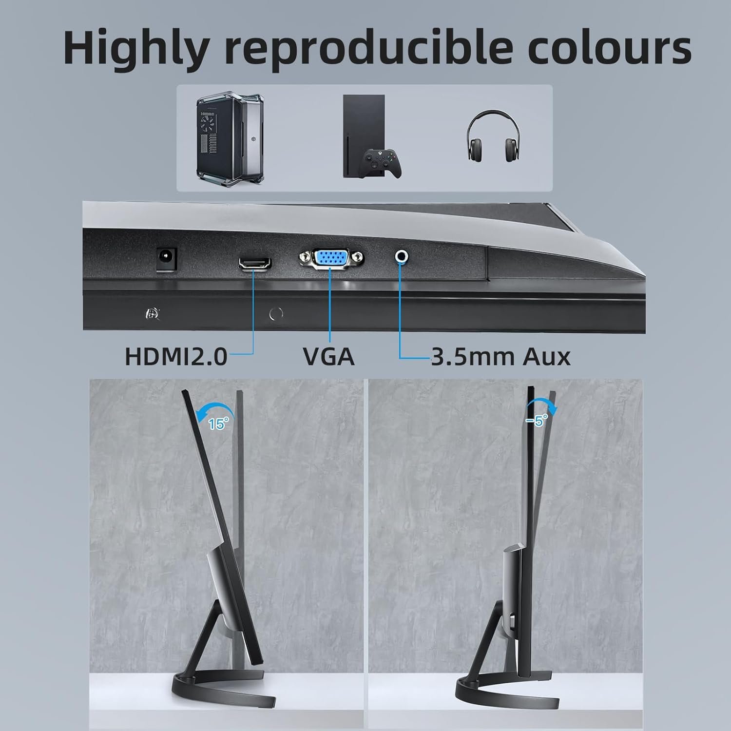 Монитор 32" Jlink B32FP1K-38B Full HD VA 60 Гц, фото №5