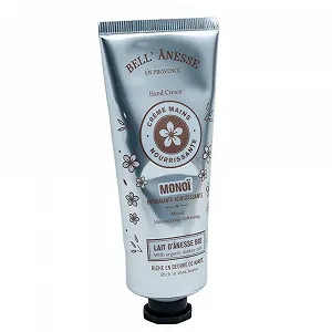 Крем для рук Label Provence Nature з органічним молоком ослиці та маслом ши - аромат Monoi - туба 75 мл - Фото 1