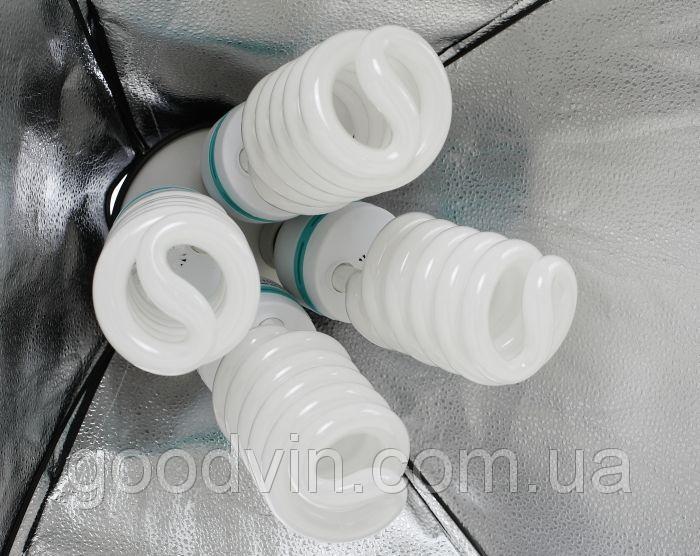 Постоянный студийный свет 60/90 на 4 лампы стойка SoftBox СофтБокс, фото №6