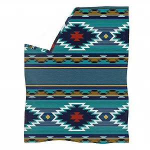 Плед CLOHOMIN Aztec для дивану Вінтаж Індійський Принт 122x150см synthetic.ua - Фото 1