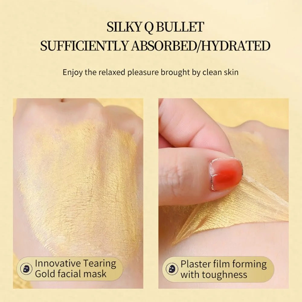 Маска Retinol Snake Venom Gold, Золота пептидна маска для обличчя, фото №6