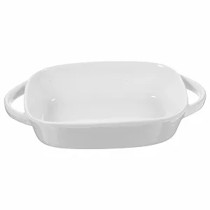 Форма для запікання Керамічна Прямокутна з подвійними ручками Термостійка - Фото 1