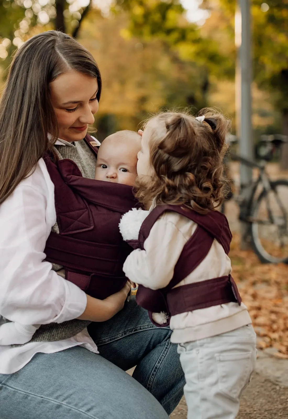 Рюкзак-переноска для ляльки Marsupi Mini, органічна бавовна, Berry, фото №9 Рюкзак-переноска для ляльки Marsupi Mini, органічна бавовна, Berry, фото №9