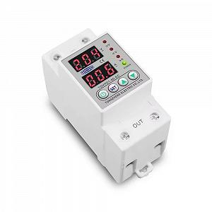 Реле контроля напряжения Tomzn TOVPD1-60-EC 60A 220V с дисплеем synthetic.ua - Фото 1