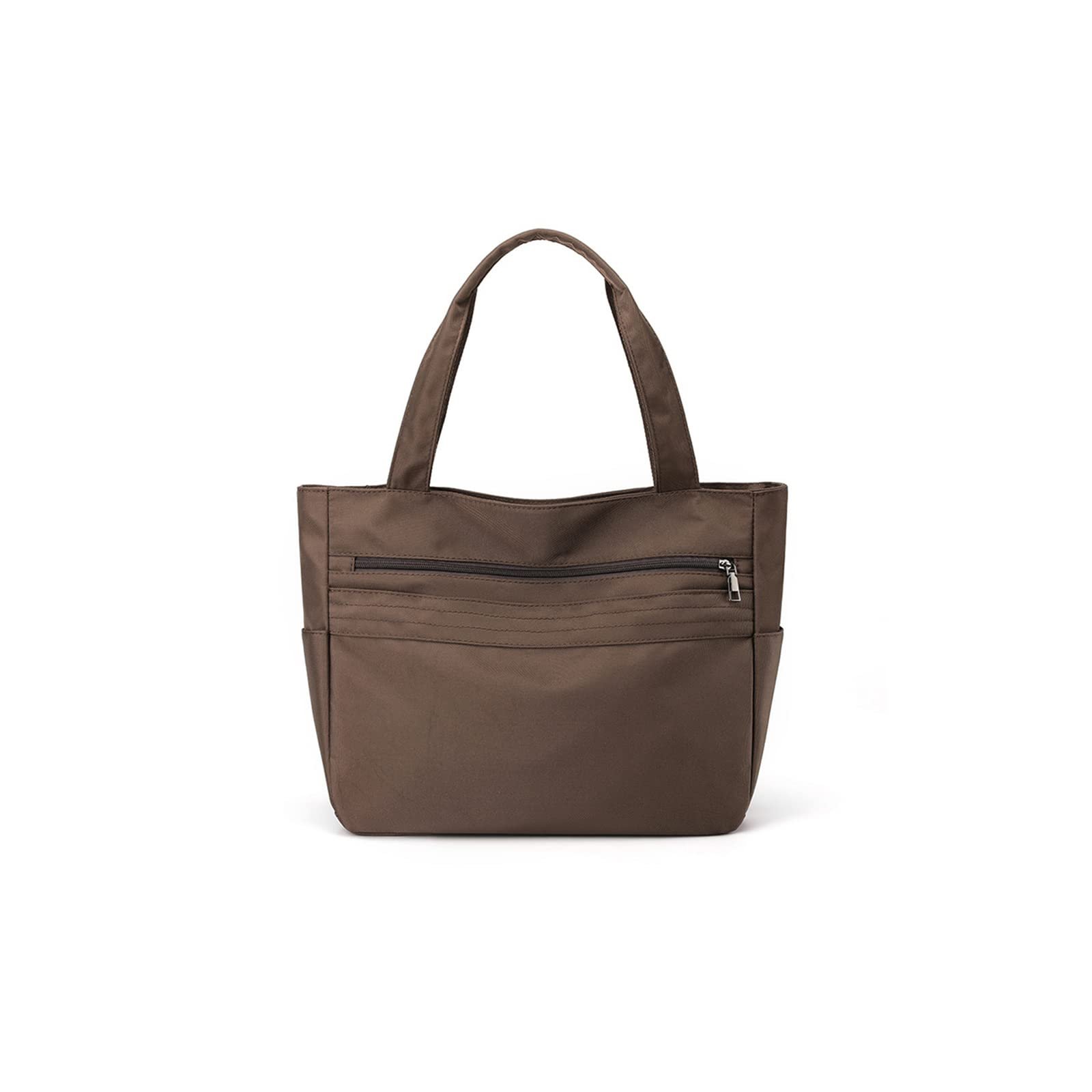 Сумка жіноча CORIOS, нейлонова, водонепроникна, на плече, повсякденна, багатофункціональна, тоут, легка, кавового кольору, фото №1