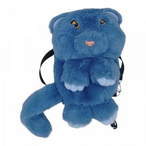 Рюкзак детский Котик 29 см серо-голубой [tsi244846-TSI] - Фото 1