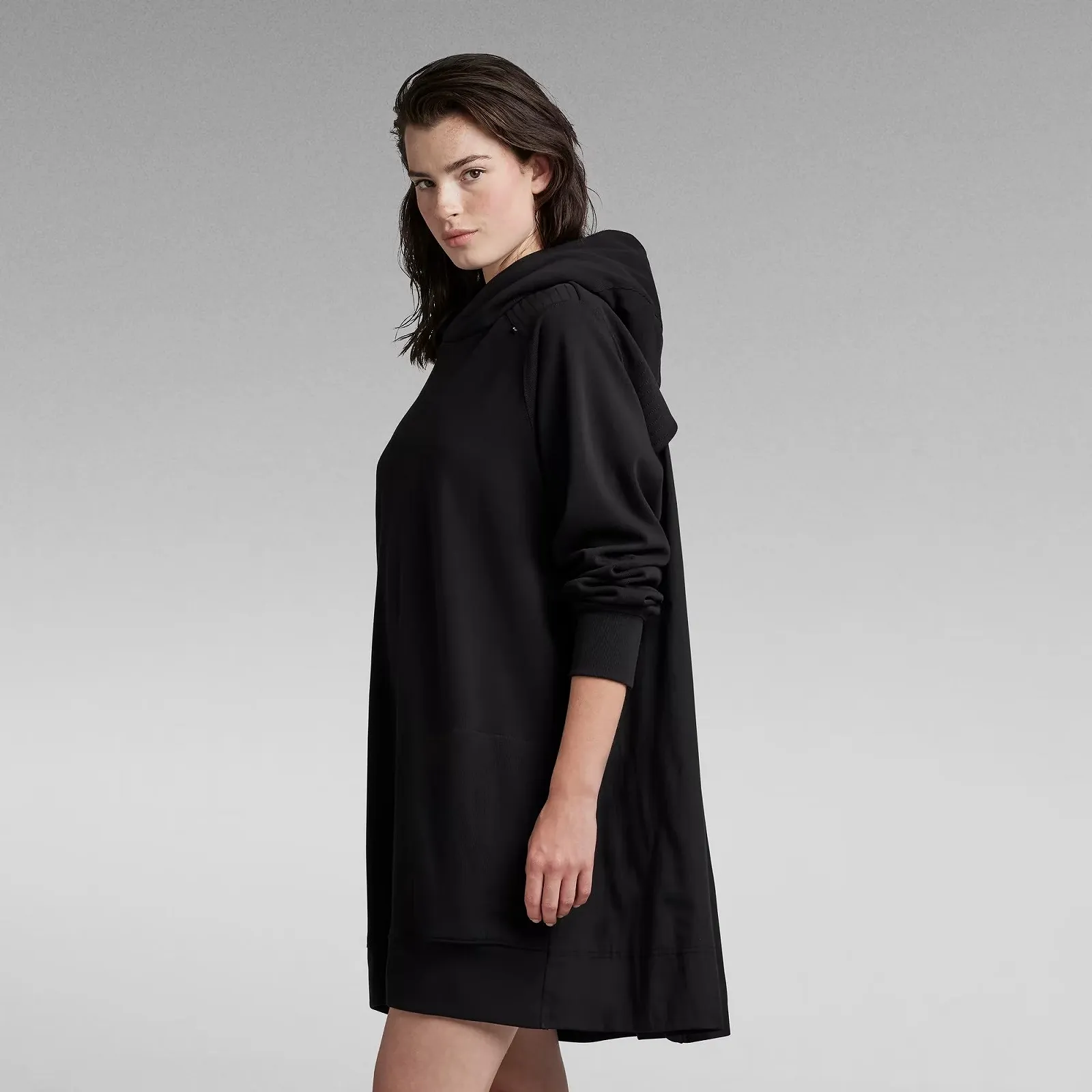 Женское платье G-Star RAW Fabric Mix Loose Hoodie Dress - S, фото №2 Женское платье G-Star RAW Fabric Mix Loose Hoodie Dress - S, фото №2