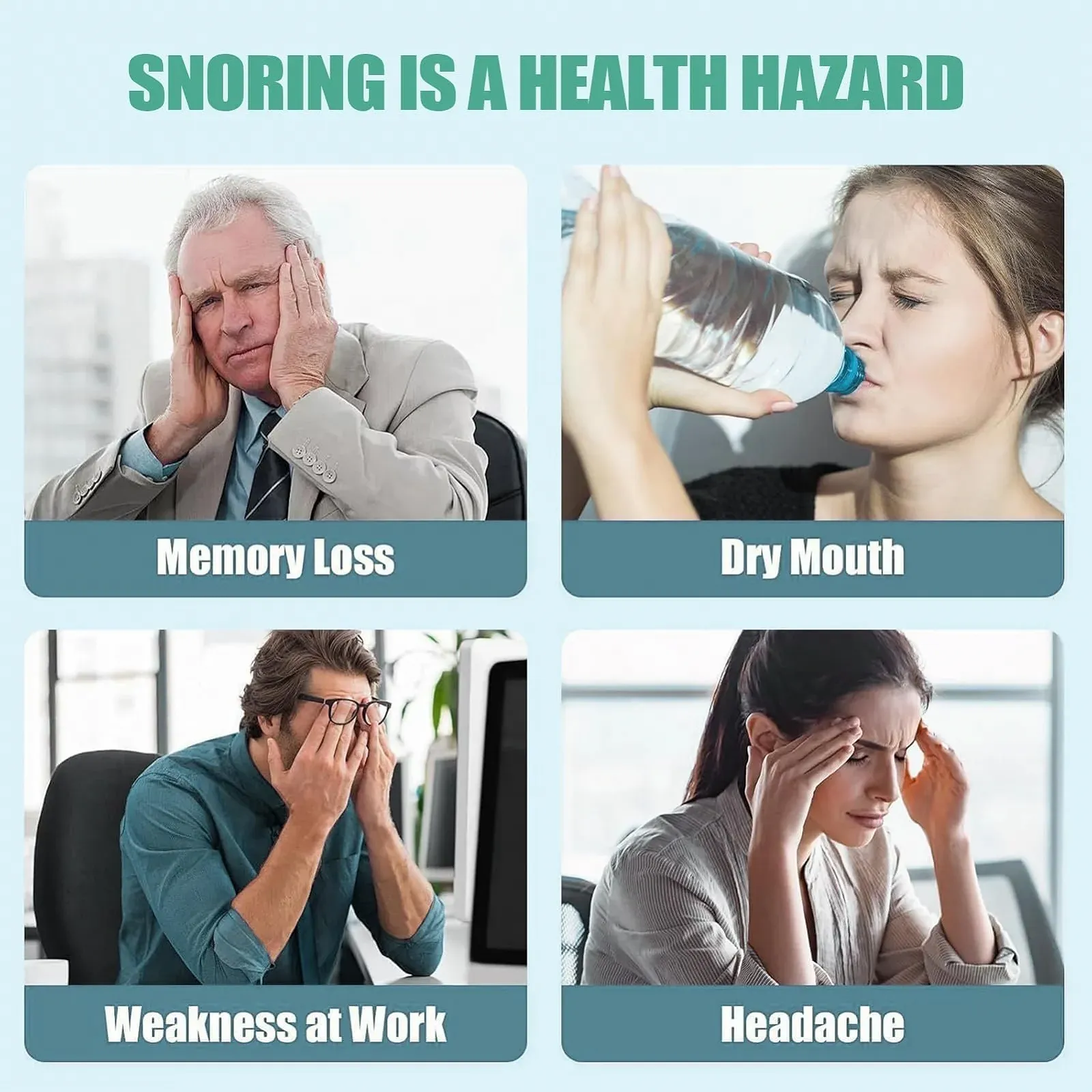 Пристрій від хропіння Електричний, тихий для глибокого та спокійного сну, фото №4