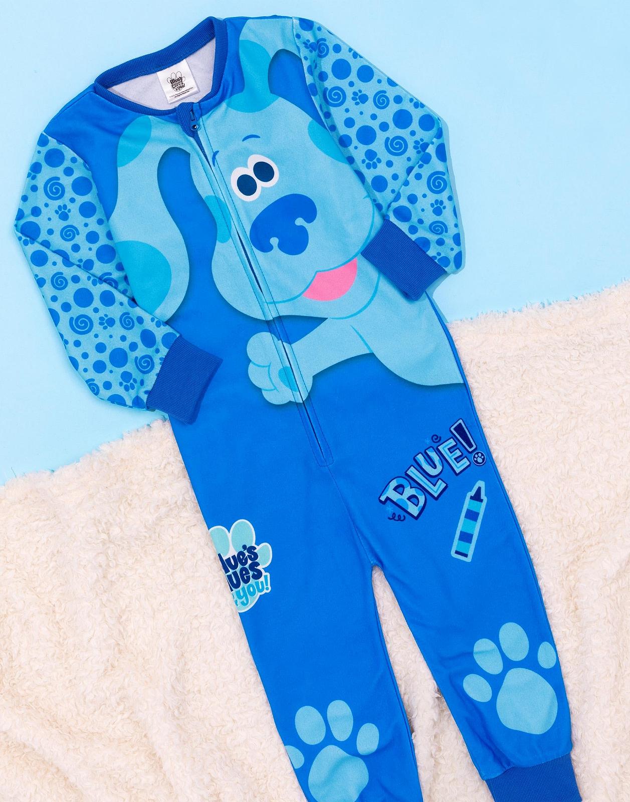 Детский комбинезон Blue's Clues and du Onesie Голубой Щенок в пижаме, фото №3
