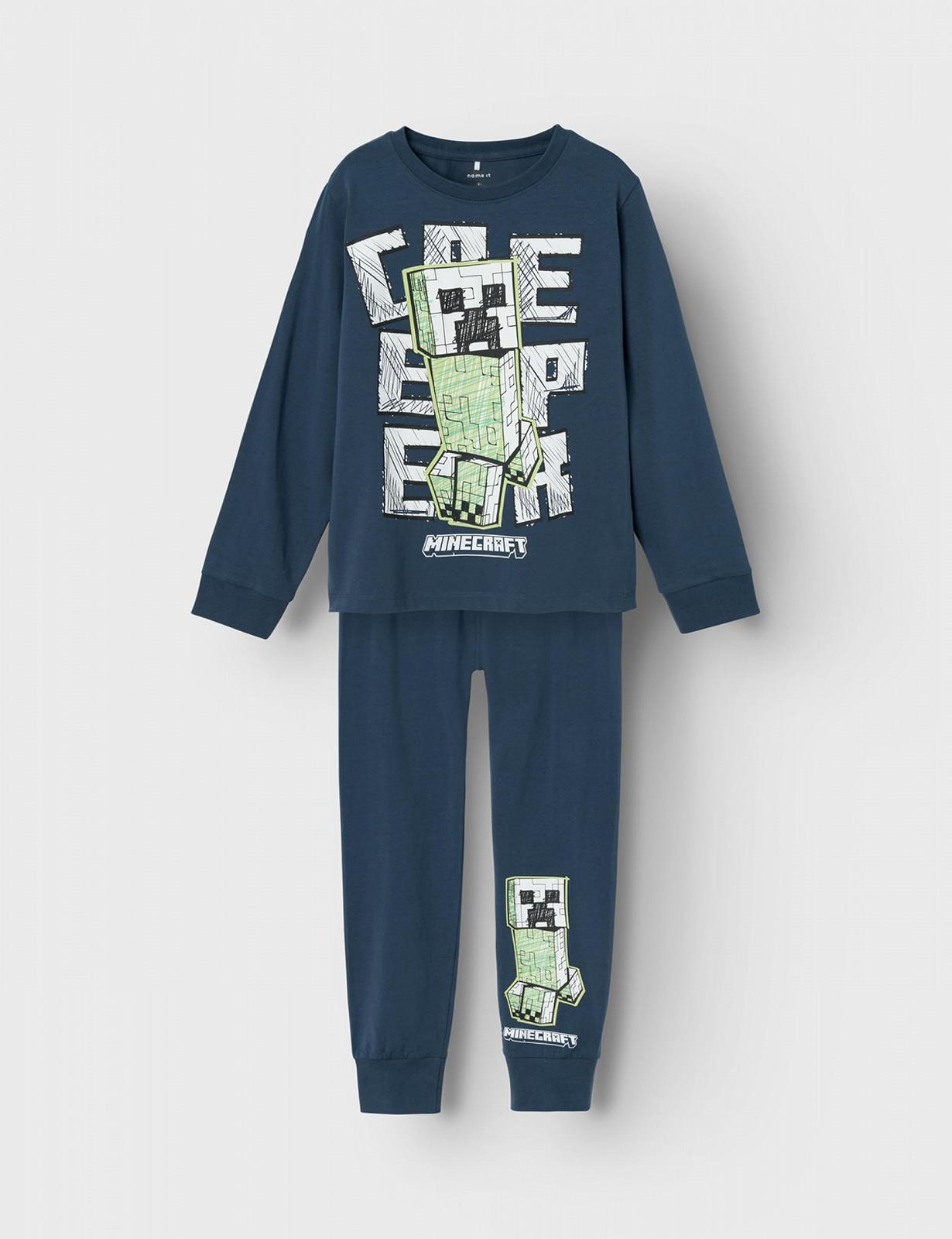 Піжамний комплект NAME IT Minecraft Ls Nightset Noos Bfu для хлопчиків, фото №3
