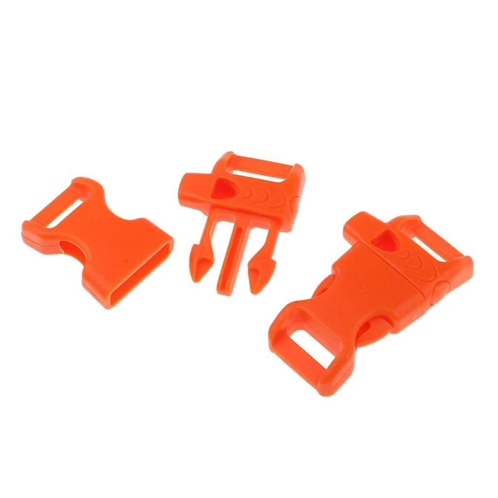 Пряжка зі свистком Fenteer для браслетів з паракорду 10 шт., фото №4