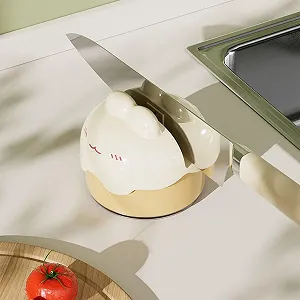 Точило для ножів кухонне з присоскою та елементами з вольфрамової сталі портативне synthetic.ua - Фото 1