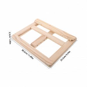 Деревянная подставка для ноутбука регулируемая synthetic.ua - Фото 1