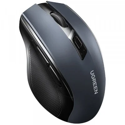 Мышка Ugreen MU006 Ergonomic Wireless Gray/Black (15063), фото №3