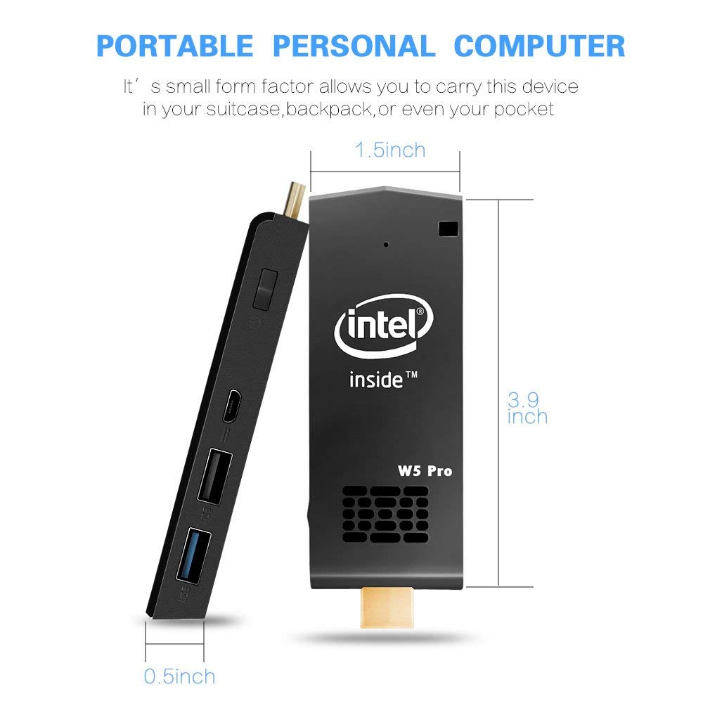 Мини ПК Stick Windows 10 Professional Quad Core Intel Atom x5-Z8350 1.92Ghz 8GB RAM 128GB eMMC WiFi Bluetooth USB 3.0 HDMI 4K Linux, фото №3 Мини ПК Stick Windows 10 Professional Quad Core Intel Atom x5-Z8350 1.92Ghz 8GB RAM 128GB eMMC WiFi Bluetooth USB 3.0 HDMI 4K Linux, фото №3