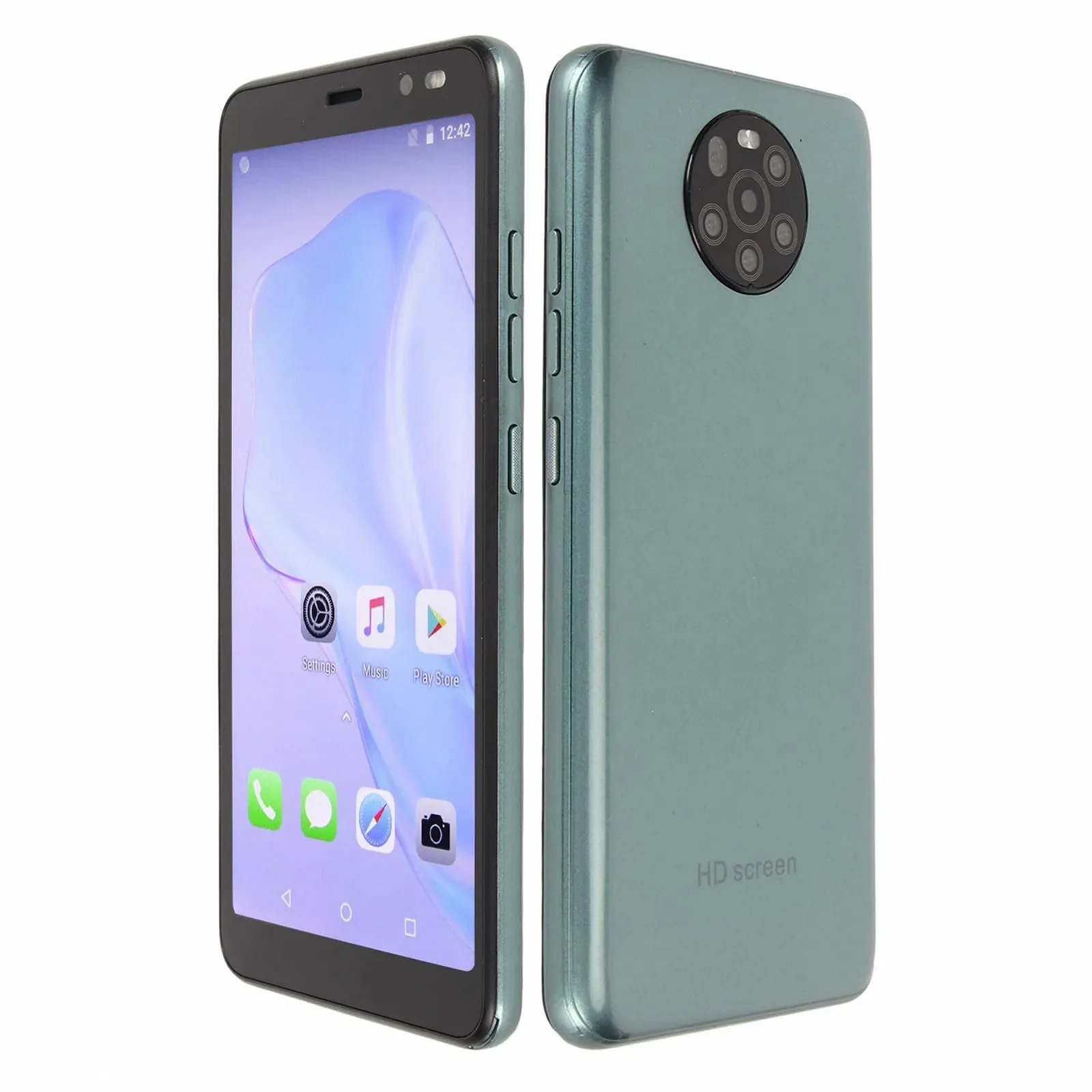 Смартфон Face Unlock 5.45" HD 4GB RAM 32GB ROM 4800mAh WiFi BT FM GPS Green, фото №4