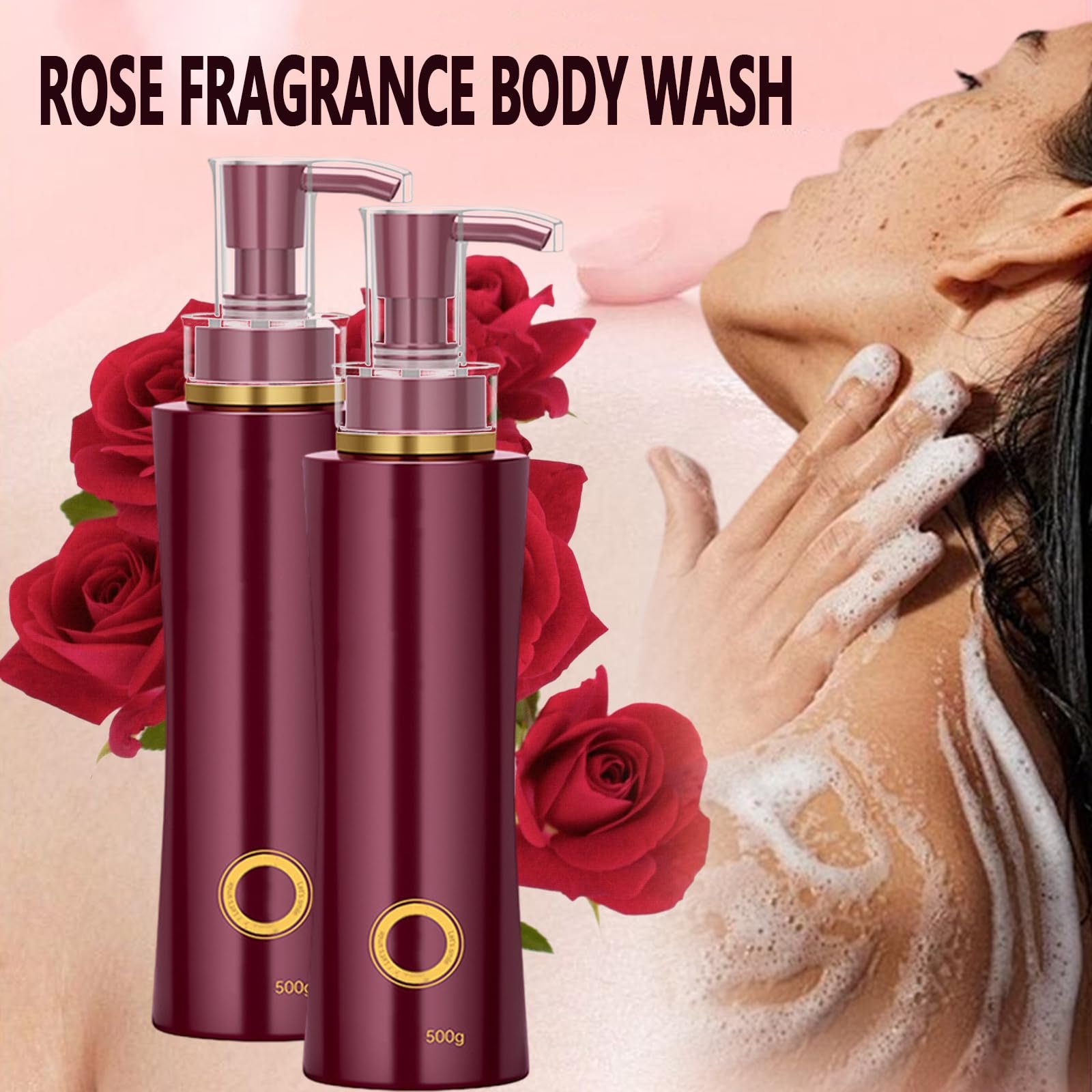 Гель для душу Rose Scented зволожувальний з ароматом троянди 1 шт, фото №2