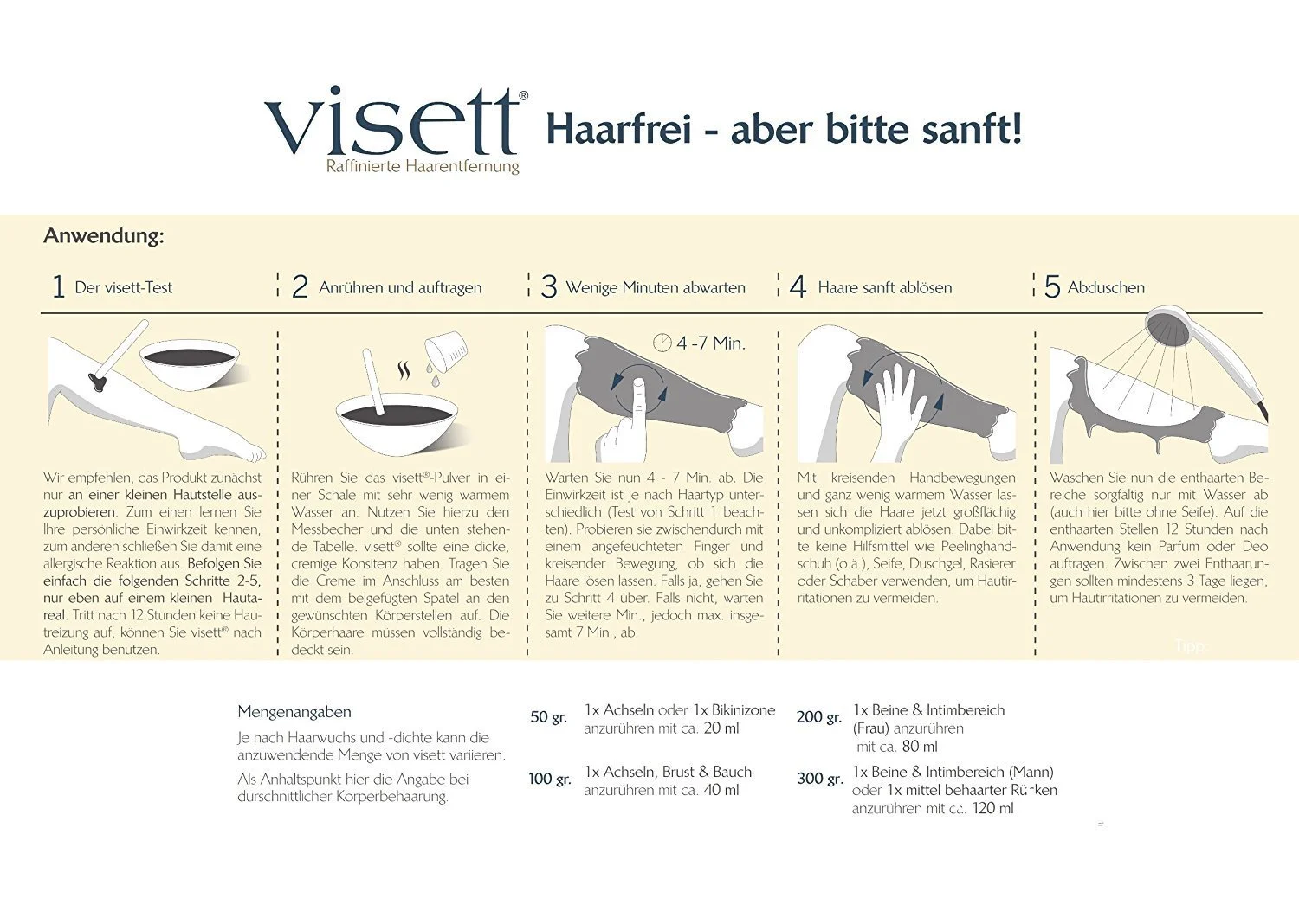 Средство для депиляции Visett Classic 300 г, фото №3