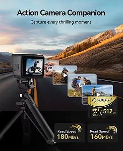 Карта памяти Orico 512Gb microSDXC UHS-I U3 V30 A2 4K synthetic.ua - Фото 1