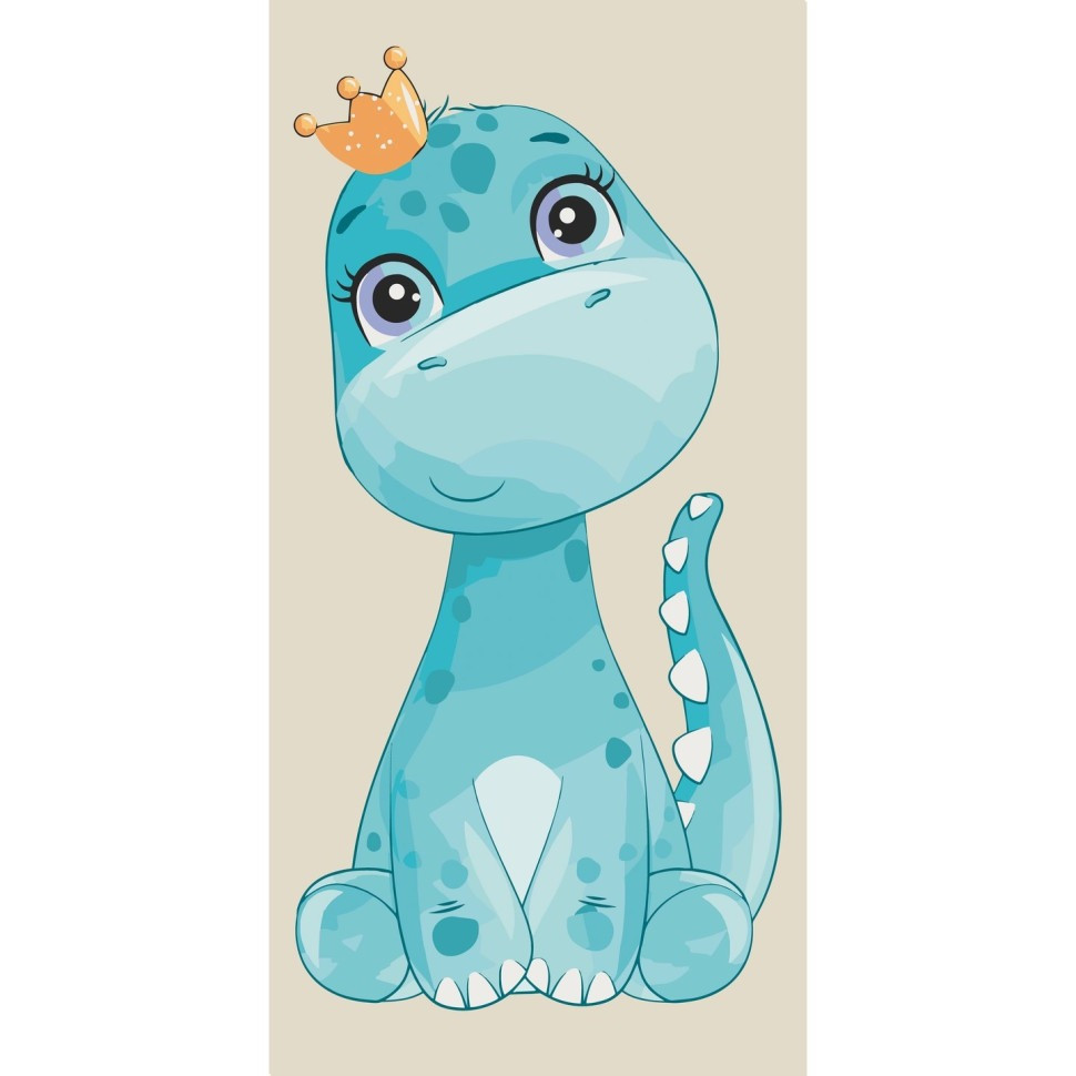 Картина по номерам Cute dino 15112-AC 40х80 см, фото №1