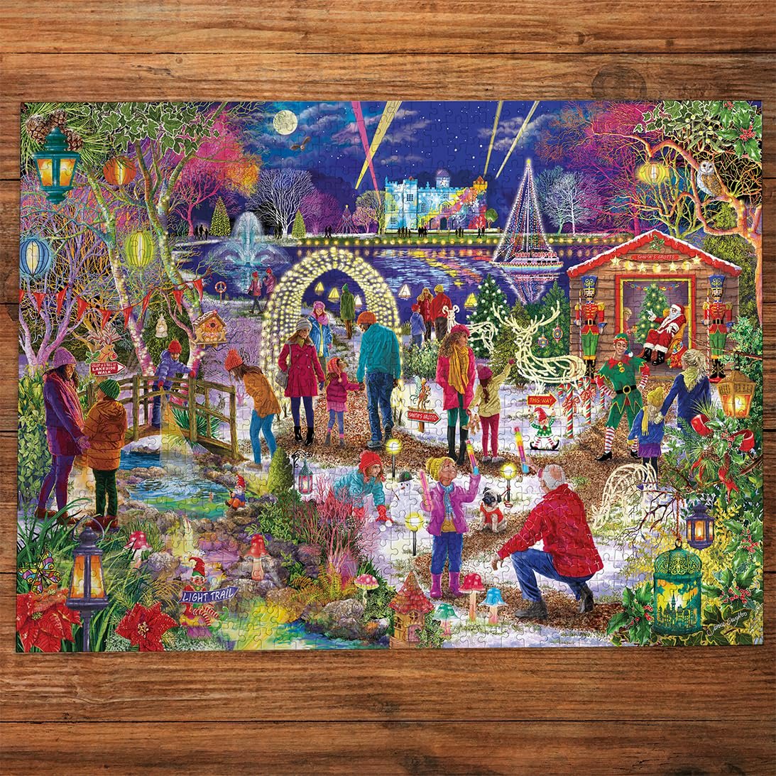 Пазл Gibsons Enchanted Christmas Limited Edition 2024 1000 элементов, фото №4