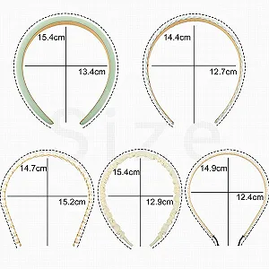 Набор женских обручей на голову 5 шт. synthetic.ua - Фото 1