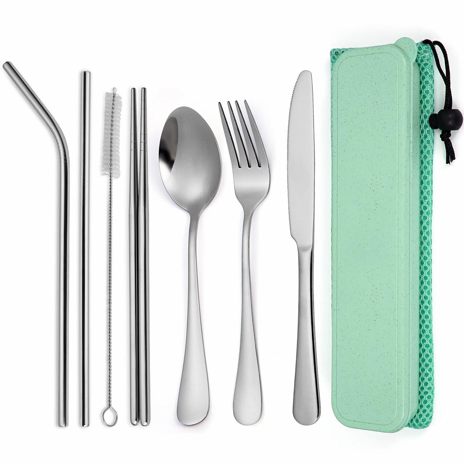 Набір столових приборів для кемпінгу Cibeat, 9 предметів, фото №8 Набір столових приборів для кемпінгу Cibeat, 9 предметів, фото №8