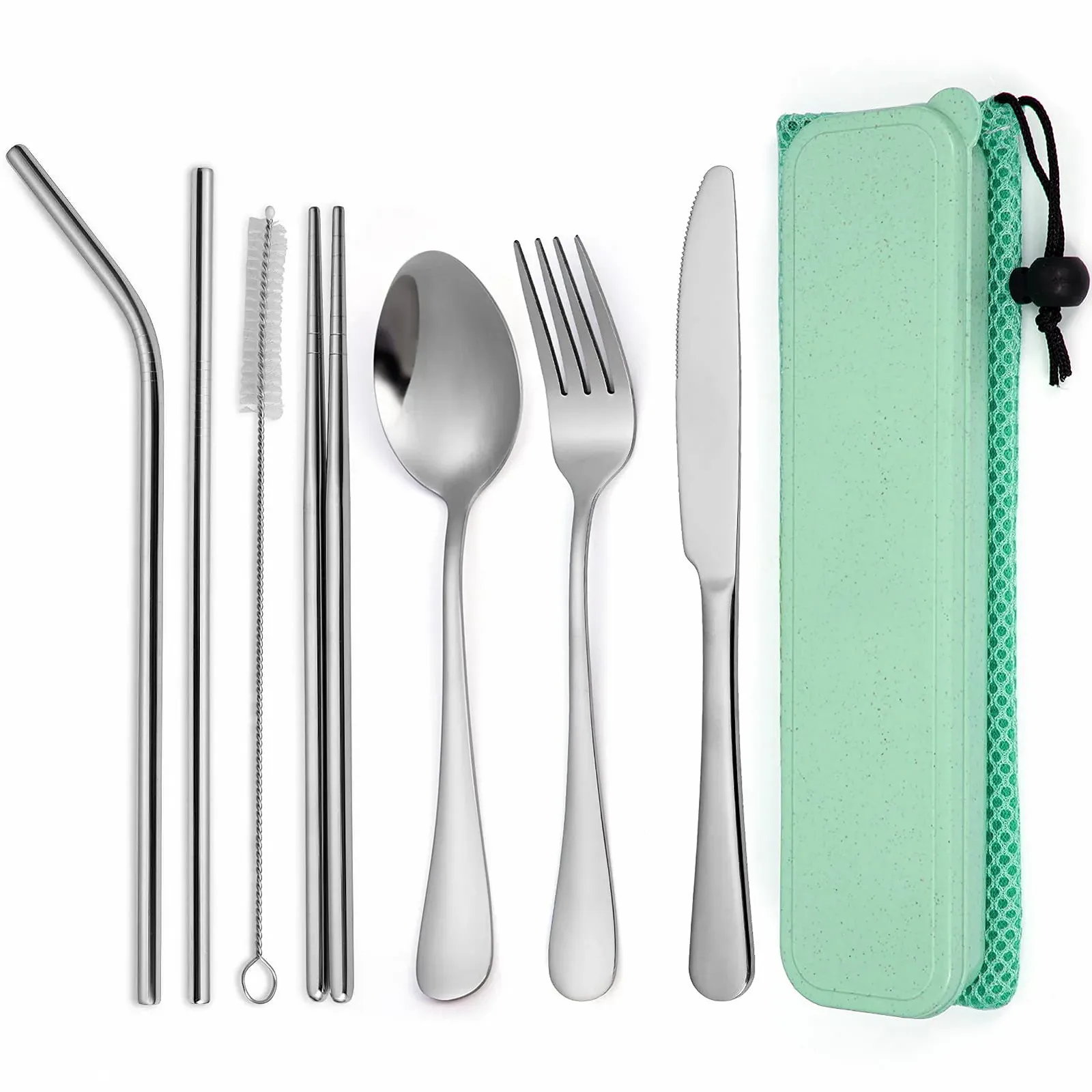 Набор столовых приборов для кемпинга Cibeat, 9 предметов, фото №8 Набор столовых приборов для кемпинга Cibeat, 9 предметов, фото №8