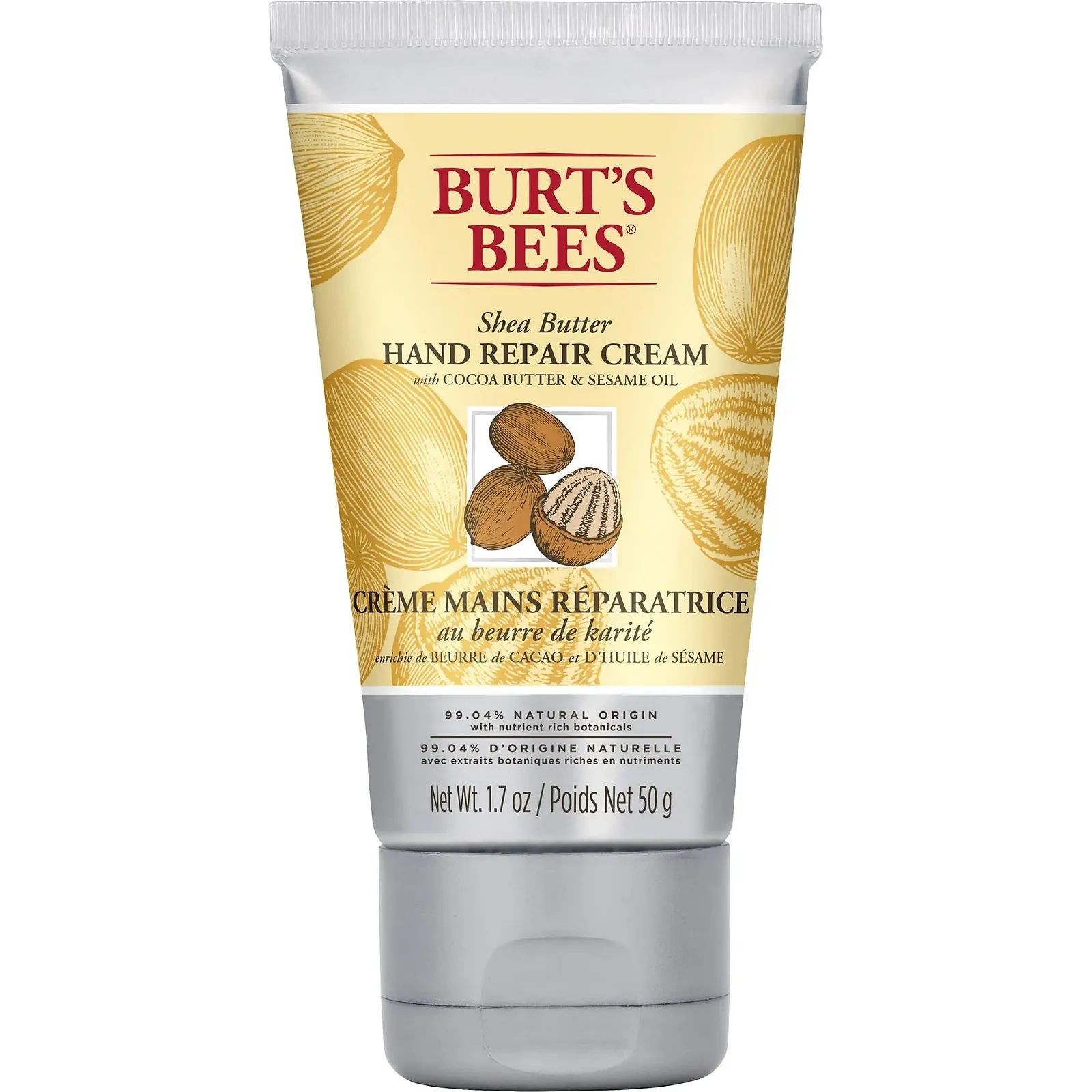 Крем для рук Burt's Bees Shea Repair, кишеньковий розмір, з маслом ши, для догляду за сухими руками, 500425, фото №1