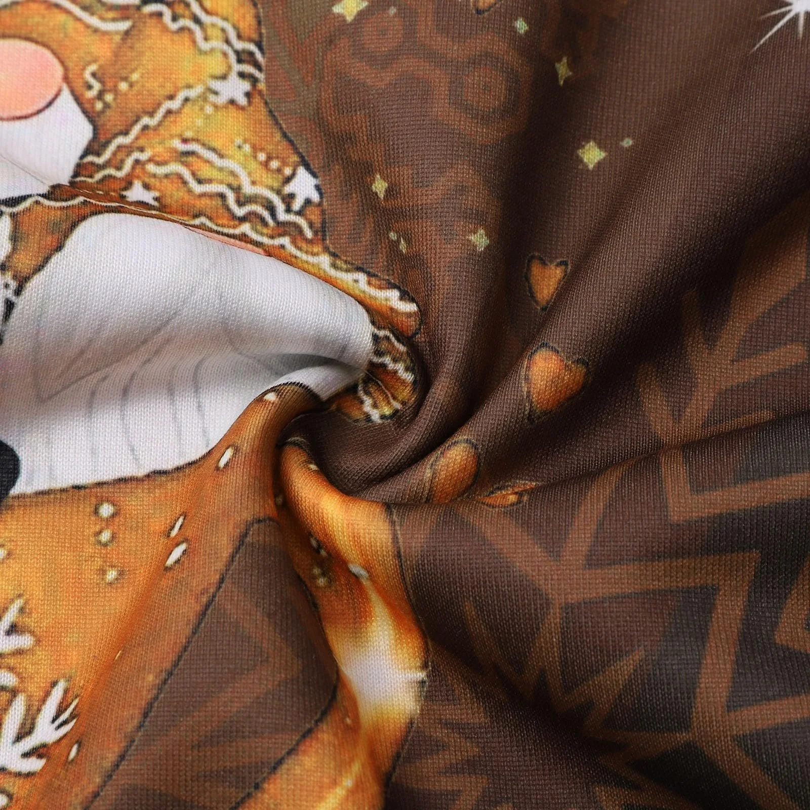 Рождественский джемпер Женский свитер с длинными рукавами и круглым вырезом, смешной рождественский джемпер, многоцветный, с принтом снеговика, большой размер, рождественский женский повседневный, фото №9