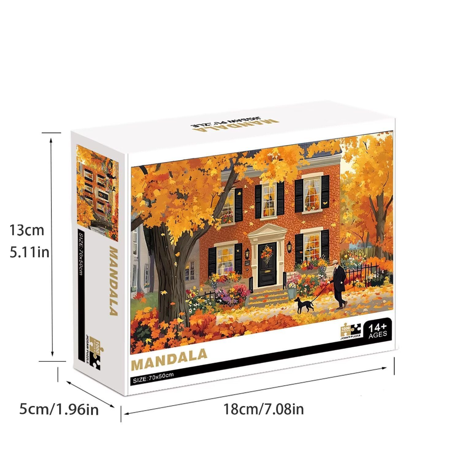 Пазл Autumn Street View 1000 деталей 38 х 26 см, фото №3