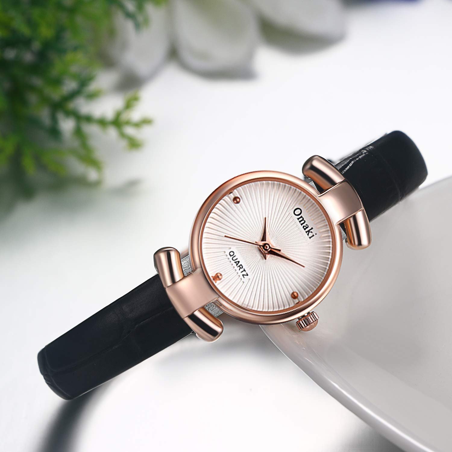 Женские Часы JewelryWe Кварцевые Аналоговые Черные, фото №3 Женские Часы JewelryWe Кварцевые Аналоговые Черные, фото №3