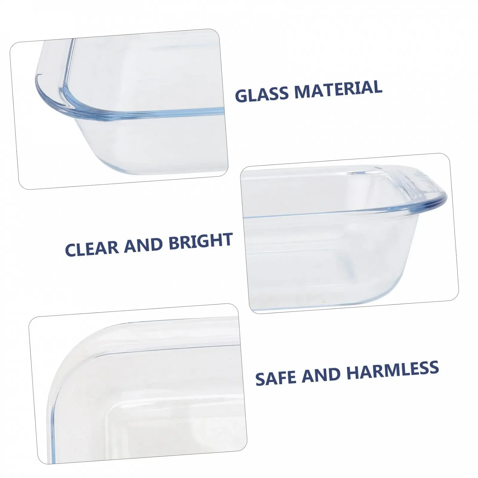 Форма для запікання Luxshiny скляна термостійка 1 шт, фото №7