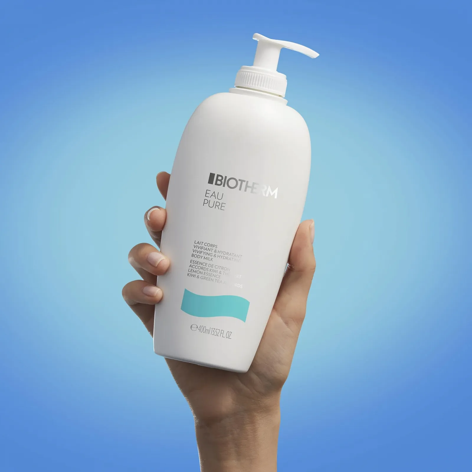 Лосьйон для тіла Biotherm Eau Pure для інтенсивного зволоження та захисту шкіри, догляд за тілом з маслом ши, 400 мл, фото №3