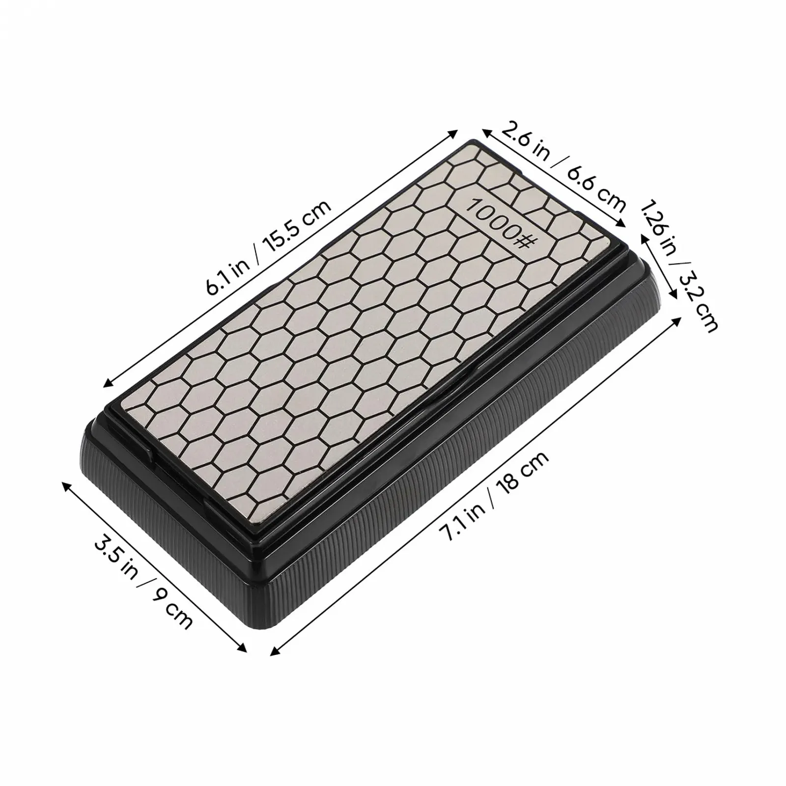 Точилка для ножів Двостороння алмазна з нековзною основою Портативна constellations, фото №2