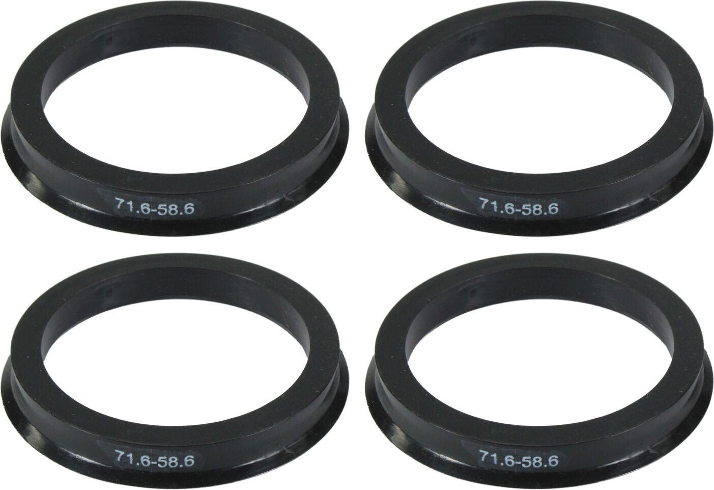 Кільця центрувальні для колісних дисків 71.6-58.6 Walline термопластик WL, фото №1