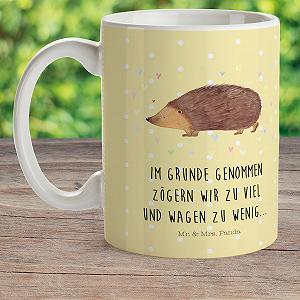 Кружка Детская Mr. & Mrs. Panda Ёжик Сердца Мотивы Животные Любовь Веселые Высказывания Кружка для Путешествий Детская Кружка synthetic.ua - Фото 1