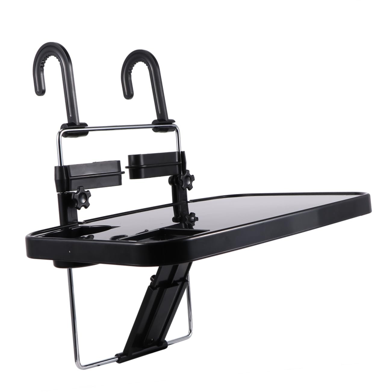 Подставка для ноутбука Ciieeo складная портативная для автомобиля, держатель для ноутбука как письменный стол, подставка для напитков, черная, фото №1 Подставка для ноутбука Ciieeo складная портативная для автомобиля, держатель для ноутбука как письменный стол, подставка для напитков, черная, фото №1