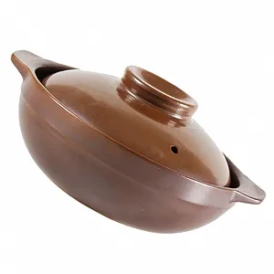 Кастрюля керамическая жаростойкая с двумя ручками для риса - Фото 1