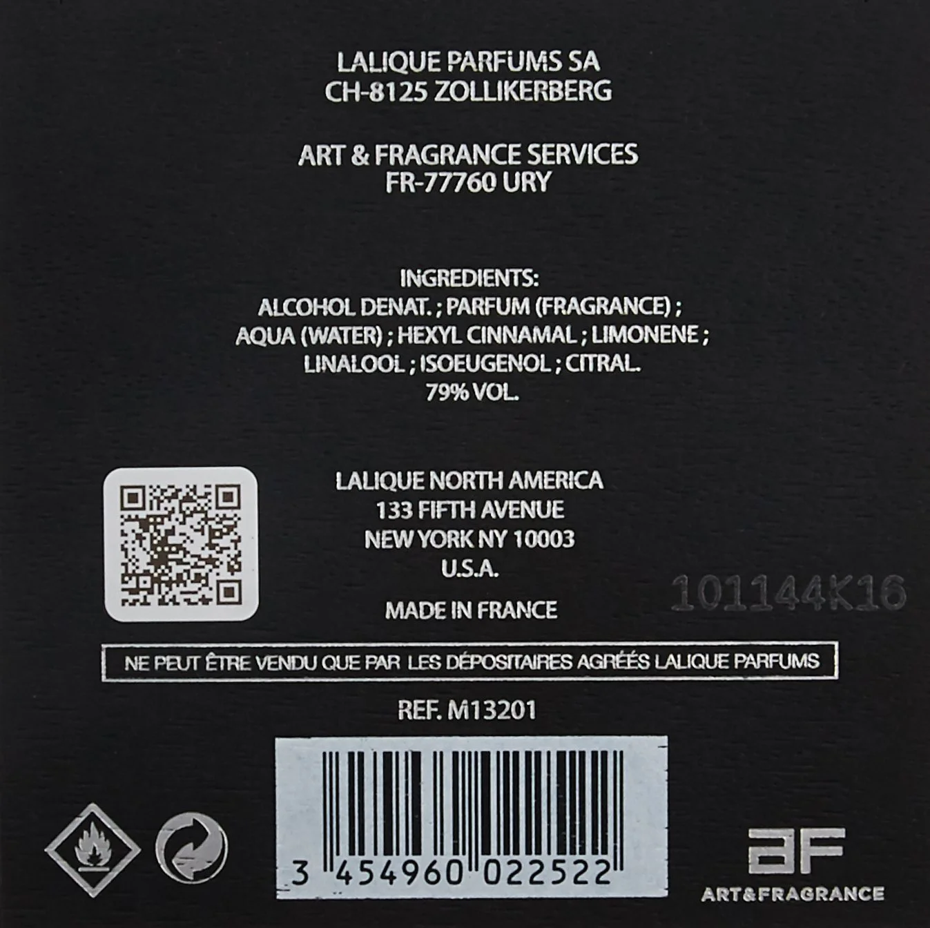 Туалетна вода Lalique Encre Noire Pour Homme, фото №2 Туалетна вода Lalique Encre Noire Pour Homme, фото №2