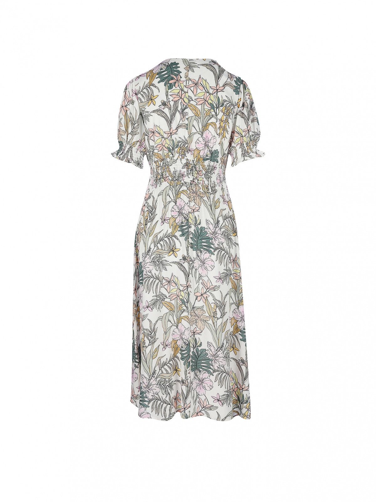 Сукня ONLMARS 2/4 MIDI DRESS WVN 15226567 Tofu-JUNGLE FLOWER ONLY Бежевий S, фото №2