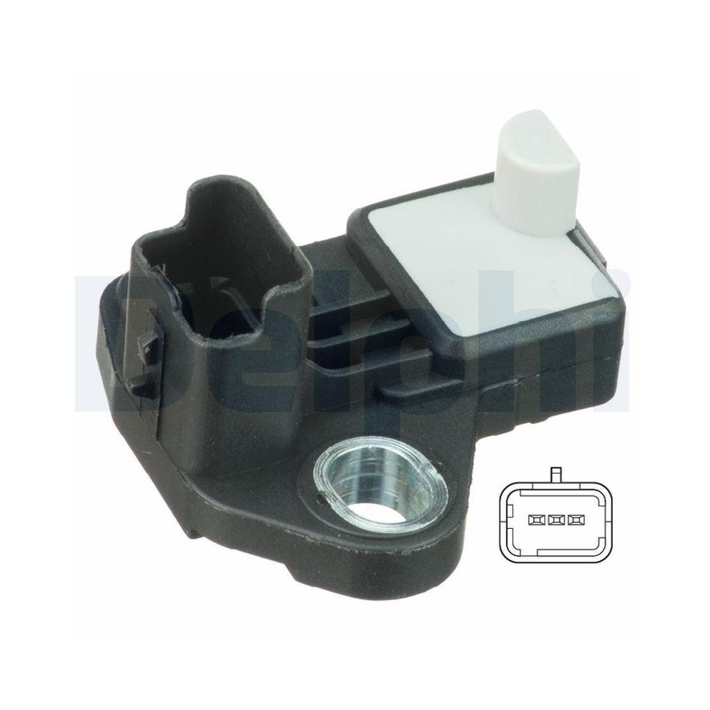 Датчик положения коленвала DELPHI SS11057 для CITROËN FIAT FORD LANCIA MAZDA VOLVO, фото №1