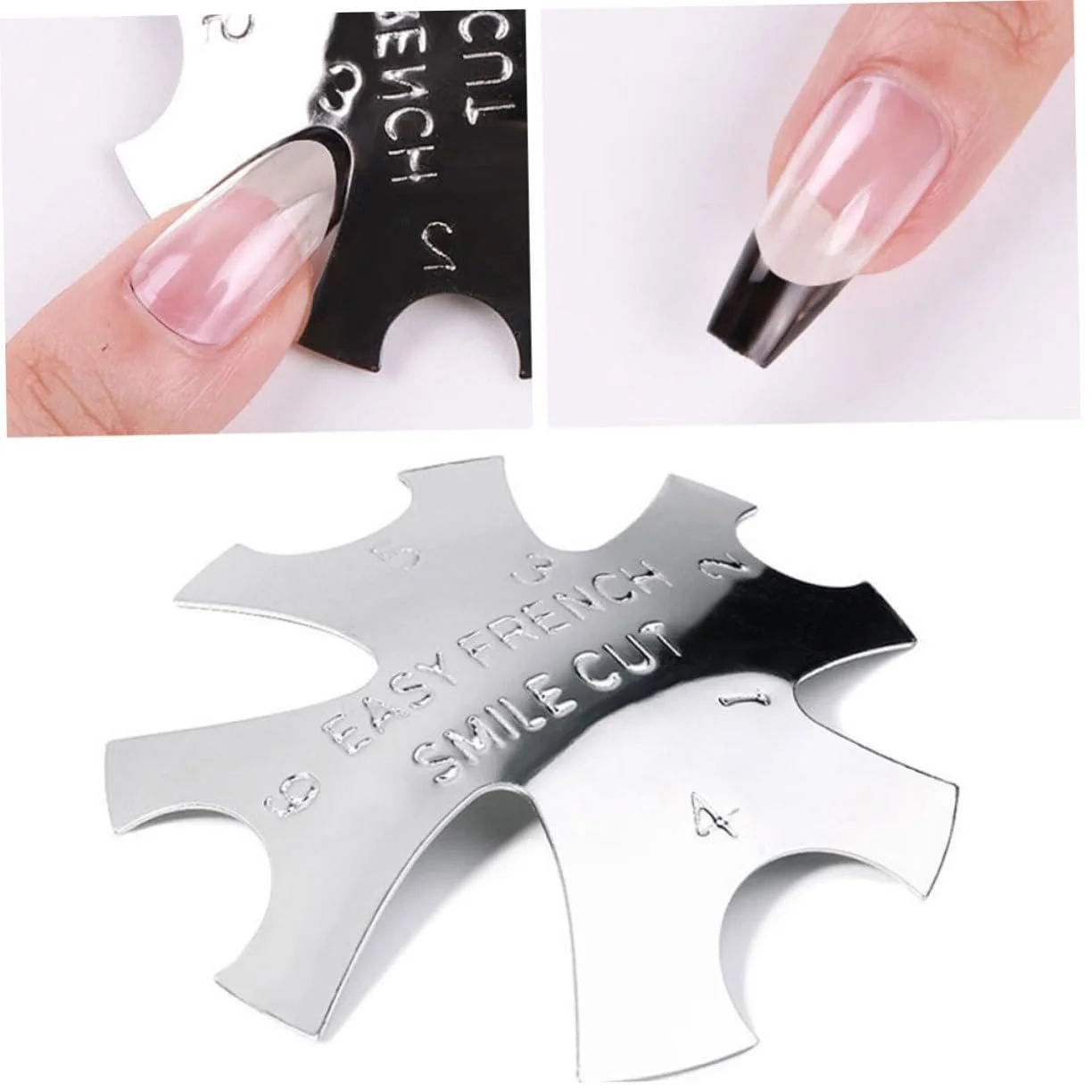 Набор трафаретов для маникюра PACKOVE 2 шт., фото №4 Набор трафаретов для маникюра PACKOVE 2 шт., фото №4