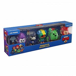Фигурки Brawl Stars Bizak 64116031, набор из 5 штук в коробке, подвижные, 11 см - Фото 1