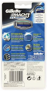 Станок для бритья мужской Gillette Mach3 Turbo synthetic.ua - Фото 1