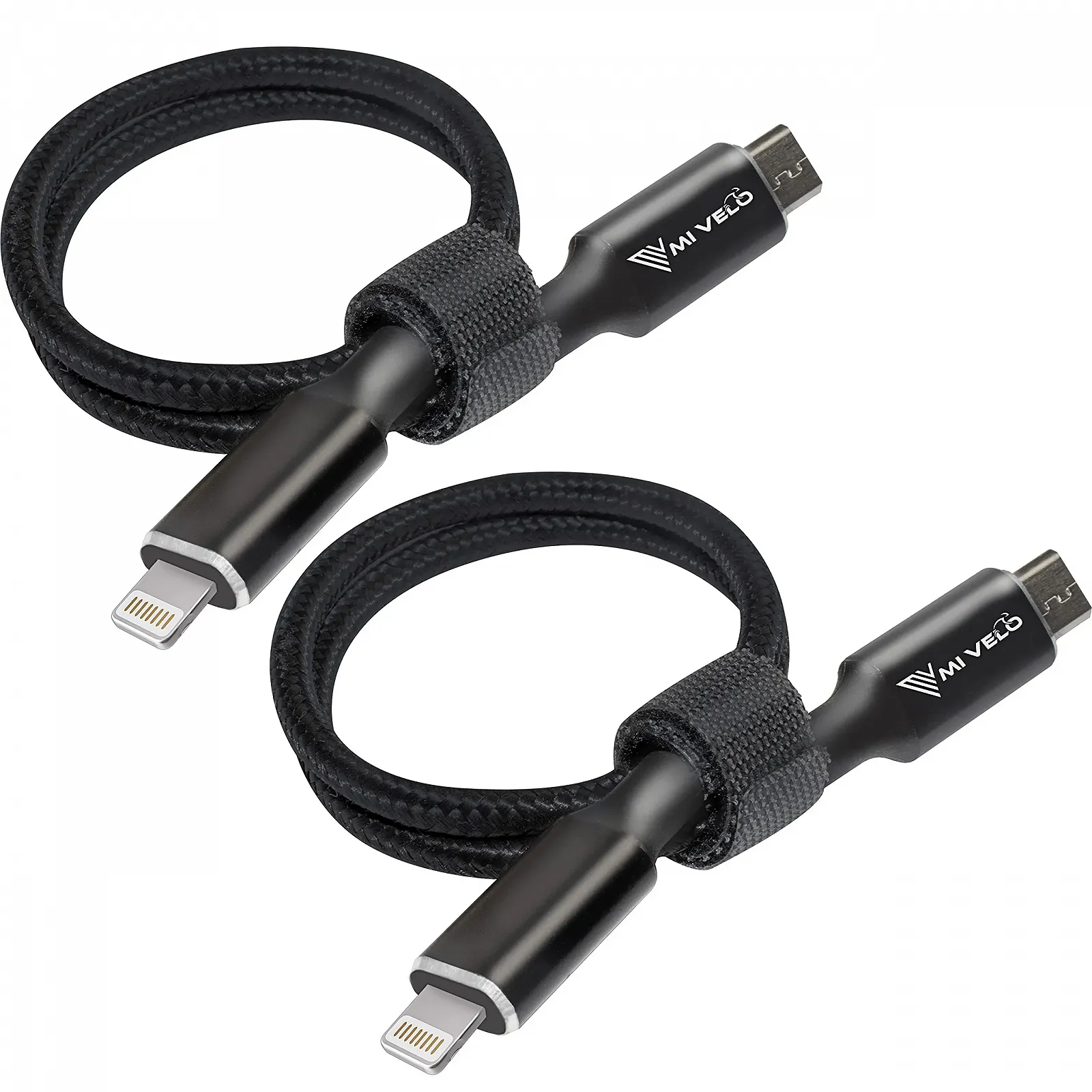 Зарядний кабель для електровелосипеда MIVELO for Bosch Intuvia, Kiox, Nyon Micro USB to Lightning 40 см OTG Function, фото №1