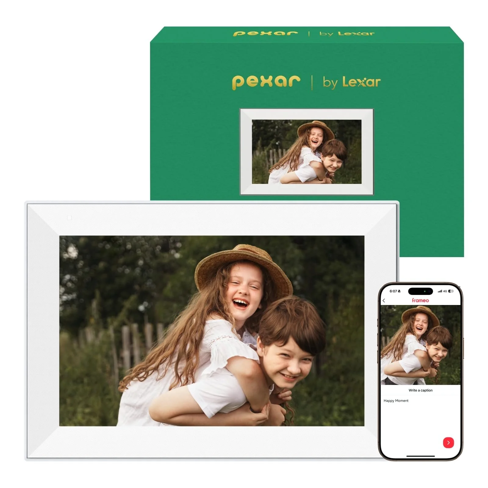 Цифровая фоторамка Pexar Terra 10.1" HD Frameo 32 GB Grey, фото №1
