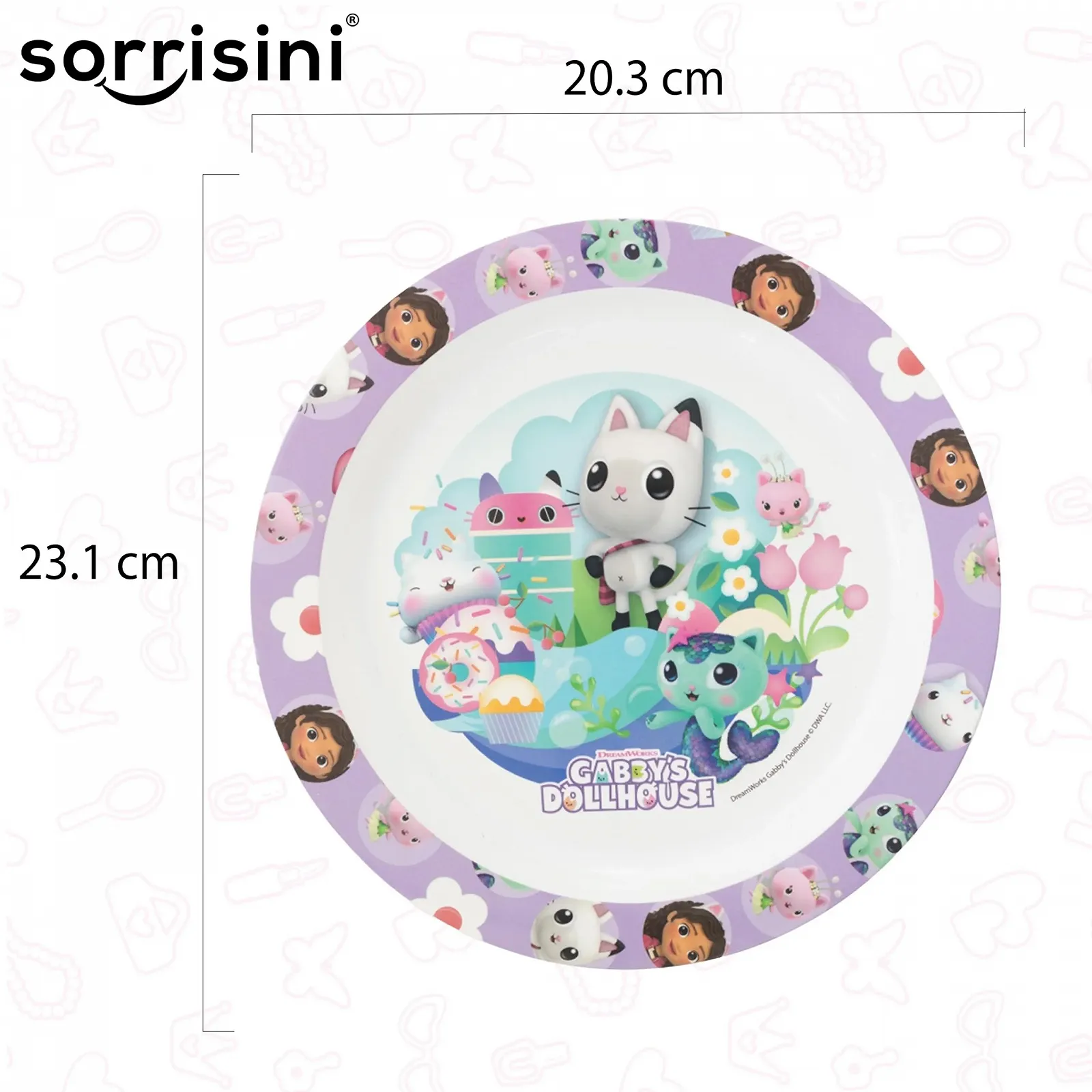 Набор детской многоразовой посуды Sorrisini Kids, фото №3 Набор детской многоразовой посуды Sorrisini Kids, фото №3