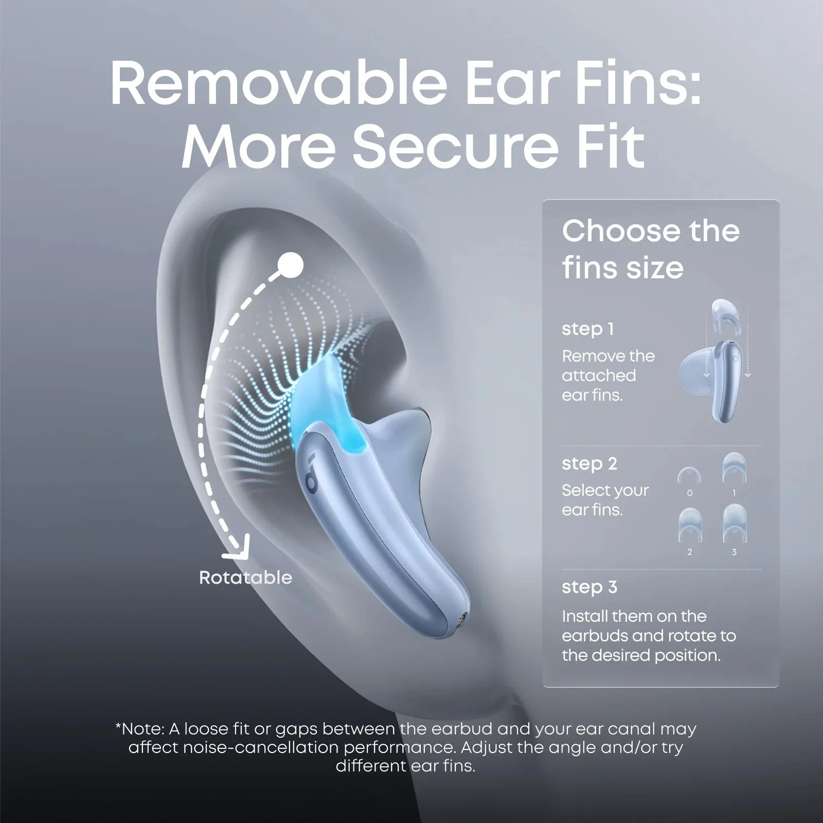 Наушники Anker Soundcore Liberty Buds Blue LDAC Hi-Res ANC AI Translation, фото №6