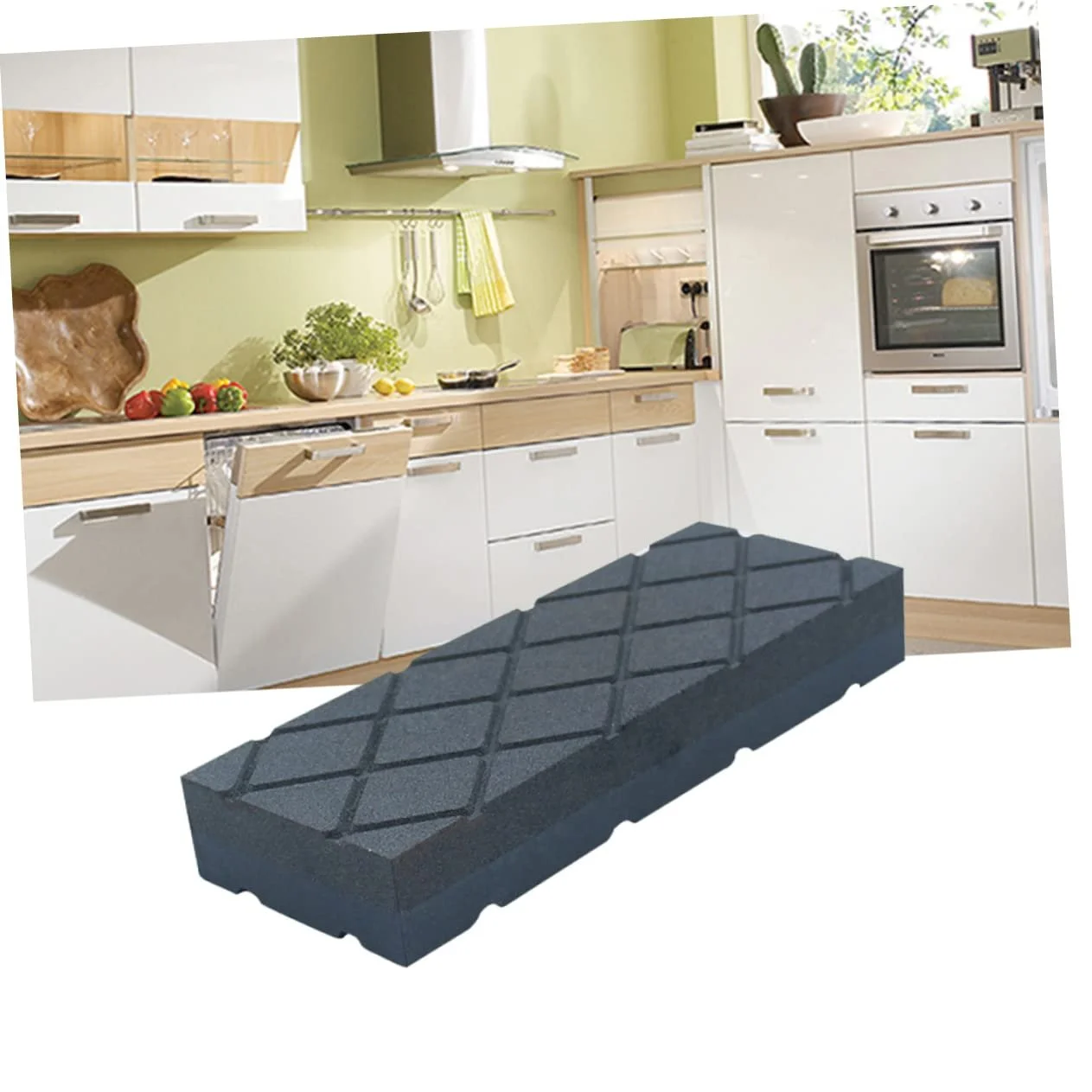 Точильный камень Tofficu с решетчатыми канавками компактный универсальный, фото №8